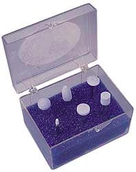 Grier Abrasives - 6 Piece Ceramic Vitrified Abrasive Point Set - Eagle Tool & Supply
