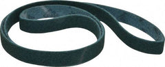 3M - 1" Wide x 64" OAL, Aluminum Oxide Abrasive Belt - Aluminum Oxide, Very Fine, Nonwoven, Series SC-BL - Eagle Tool & Supply