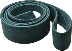 3M - 3" Wide x 132" OAL, Aluminum Oxide Abrasive Belt - Aluminum Oxide, Very Fine, Nonwoven, Series SC-BL - Eagle Tool & Supply