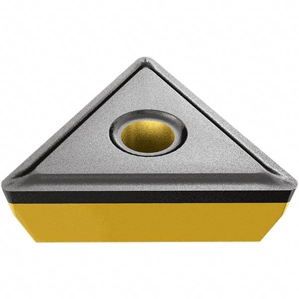 Iscar - SNMG433 TF Grade IC07 Carbide Turning Insert - Uncoated, 90° Square, 1/2" Inscr Circle, 3/16" Thick, 3/64" Corner Radius - Eagle Tool & Supply
