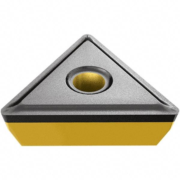 Iscar - CCMT3-0 Grade IC20N Carbide Turning Insert - Uncoated, 80° Diamond, 3/8" Inscr Circle, 5/32" Thick, 0.0079" Corner Radius - Eagle Tool & Supply