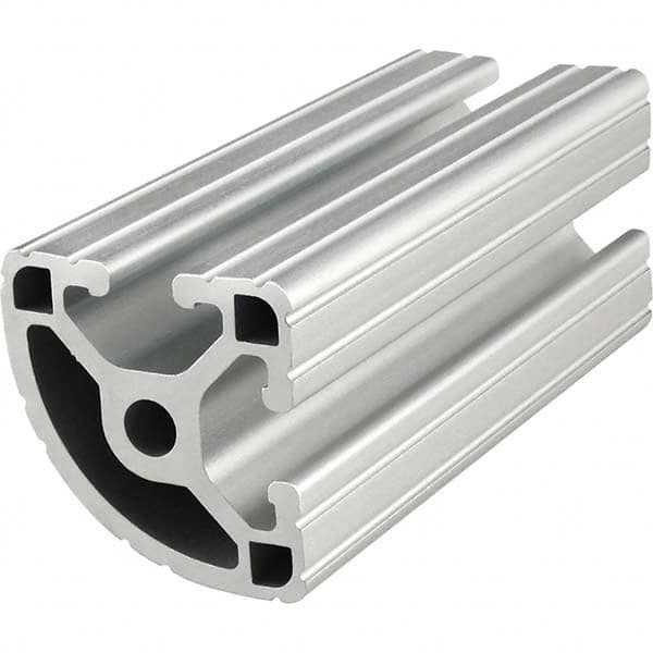 80/20 Inc. - 1-1/2" Wide x 1-1/2" High x 145" Long Open Shelving Round Extrusion Bar - Eagle Tool & Supply