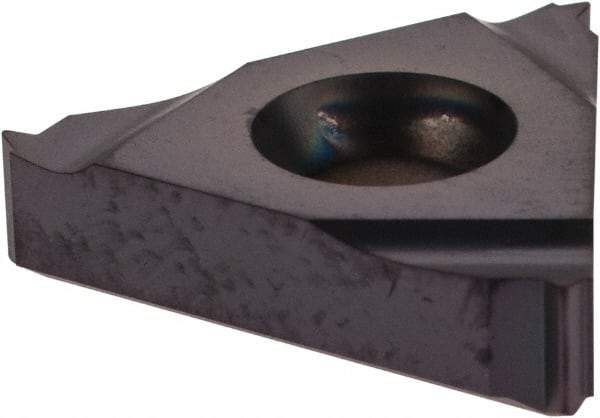 Iscar - 16ER External Right Hand ISO Laydown Threading Insert - Grade IC908, TiAlN Coated Carbide, 9.53mm Inscribed Circle - Eagle Tool & Supply