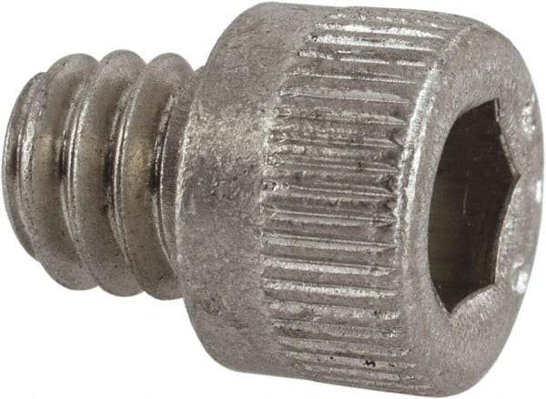 Value Collection - 1/4-20 UNC Hex Socket Drive, Socket Cap Screw - Grade 18-8 & Austenitic A2 Stainless Steel, Uncoated, Fully Threaded, 1/4" Length Under Head - Eagle Tool & Supply