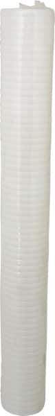 Parker - 2-1/2" OD, 1µ, Polyolefin Thermal Bonded Cartridge Filter - 20" Long - Eagle Tool & Supply