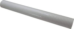 Parker - 2-1/2" OD, 25µ, Polyolefin Thermal Bonded Cartridge Filter - 20" Long - Eagle Tool & Supply