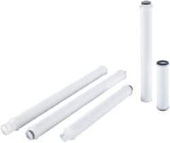 Parker - 2-1/2" OD, 5µ, Polypropylene Pleated-Melt Blown & Spun Bonded Cartridge Filter - 20" Long - Eagle Tool & Supply