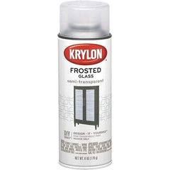 Krylon - Frosted Glass (Color), Frosted, Glass Frosting Spray Paint - 6 oz Container - Eagle Tool & Supply