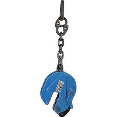 Vestil - 2,000 Lbs. Load Capacity Plate Clamp - 0.8 Inch Max Thickness, 3 Inch Throat Depth and 3 Inch Bale Opening - Eagle Tool & Supply