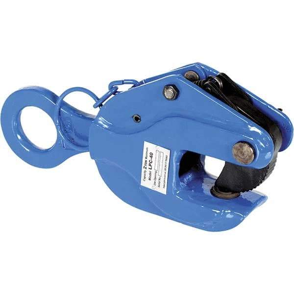 Vestil - 4,000 Lbs. Load Capacity Positive Locking Plate Clamp - 1.1 Inch Max Thickness, 2.88 Inch Throat Depth and 2.2 Inch Bale Opening - Eagle Tool & Supply