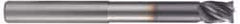 Accupro - 1" Diam 4 Flute Solid Carbide 0.06" Corner Radius End Mill - Eagle Tool & Supply