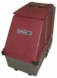 Minuteman - 20" Cleaning Width, 105" Water Lift, Walk Behind Carpet Extractor - 100 CFM Air Flow, 2 hp, 25 Gal Tank Capacity, 25 Gal Tank Recovery Capacity, 100 Pump psi - Eagle Tool & Supply