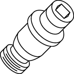 Kennametal - Lock Pin for Indexable Turning Tools - Series Kenloc, Compatible with Clamps, Inserts, Shims, Compatible with CKM24 Clamps - Eagle Tool & Supply
