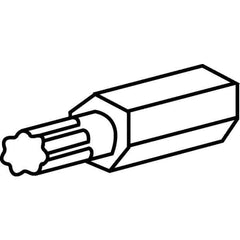 Kennametal - 2.5mm Hex Drive, Key and Driver for Indexable Tools - Eagle Tool & Supply