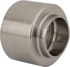 VNE - 1-1/4", Weld Style, Sanitary Stainless Steel Pipe Adapter - FNPT x Butt Weld Connection, Grade 316L - Eagle Tool & Supply