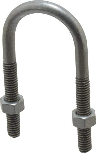 Cooper Crouse-Hinds - Malleable Iron Rigid U-Bolts - 1" Rigid, Electrogalvanized Finish - Eagle Tool & Supply