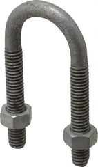 Cooper Crouse-Hinds - Malleable Iron Rigid U-Bolts - 1/2" Rigid, Electrogalvanized Finish - Eagle Tool & Supply