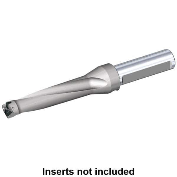 Kennametal - 3.94" Max Drill Depth, 4xD, 25mm Diam, Indexable Insert Drill - 1" Shank Diam, Straight Shank - Eagle Tool & Supply