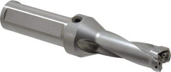 Kennametal - 63.5mm Max Drill Depth, 2.5xD, 1-1/8" Diam, Indexable Insert Drill - 2 Inserts, 1-1/4" Shank Diam, Straight Shank - Eagle Tool & Supply