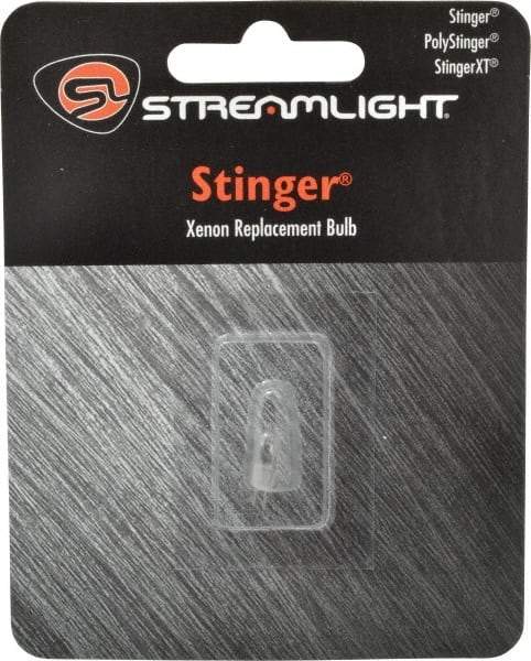 Streamlight - Xenon Bulb - Clear, Compatible With 76000, 76001, 76003, 76005, 76021, 76022, 76201, 76214, 76221, 76500, 76501, 76502, 76514, 76521, 76522, 76524, 76600, 76603, 76611, 76614, 76906 & 76909 Flashlights - Eagle Tool & Supply