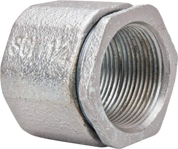 Cooper Crouse-Hinds - 1-1/4" Trade, Malleable Iron Threaded Rigid/Intermediate (IMC) Conduit Coupling - Noninsulated - Eagle Tool & Supply