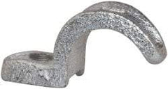 Cooper Crouse-Hinds - 1/2" Pipe, Malleable Iron, Conduit Clamp - 1 Mounting Hole - Eagle Tool & Supply