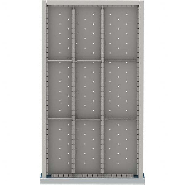 LISTA - 9-Compartment Drawer Divider Layout for 3.15" High Drawers - Eagle Tool & Supply