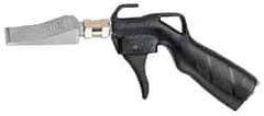 Silvent - 145 Max psi Heavy Duty Flat Nozzle Pistol Grip Blow Gun - 1/4 NPT, Acetal Body, Zinc Nozzle - Eagle Tool & Supply