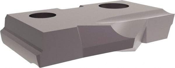 Allied Machine and Engineering - 26mm Diam x 3/16" Thick, Seat Code 2, 90° Included Angle Spade Drill Insert - TiAlN Coated, Cobalt, Grade Super Cobalt, Series T-A - Eagle Tool & Supply