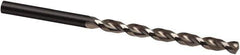 Guhring - 6.3mm, 130° Point, Parabolic Flute, Cobalt Taper Length Drill Bit - Bright Finish, 97mm Flute Length, 148mm OAL, Series 336 - Eagle Tool & Supply