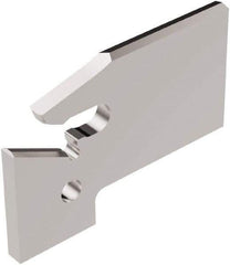 Seco - 0.61" Blade Height, 0.047" Blade Width, 1.303" OAL, Neutral Cut, Single End Indexable Cut-Off Blade - 150.10A Blade, 150.10 Series - Eagle Tool & Supply