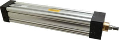 Parker - 10" Stroke x 2" Bore Double Acting Air Cylinder - 3/8 Port, 7/16-20 Rod Thread, 250 Max psi, -10 to 165°F - Eagle Tool & Supply