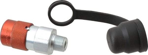 Enerpac - 3/8 NPTF Hydraulic Hose Female Flush Face Coupler - 10,000 psi - Eagle Tool & Supply
