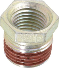 Enerpac - 3/8 Male & 1/4 Female NPTF Hydraulic Hose Bushing - 10,000 psi - Eagle Tool & Supply