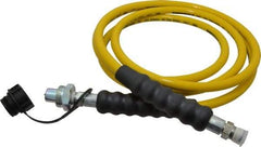 Enerpac - 1/4" Inside Diam x 3/8 NPT 10' Hydraulic Pump Hose - 10,000 psi, CH-604 Opposite End, Thermoplastic - Eagle Tool & Supply