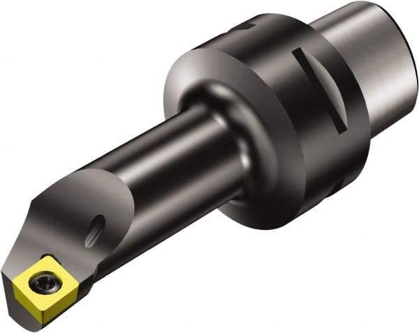 Sandvik Coromant - Left Hand, C4 CCMT 3(2.5)2 Modular Turning and Profiling Cutting Unit Head - Screw and Clamp Holding Method, 1.2598 Inch Hole Diameter, Through Coolant - Eagle Tool & Supply