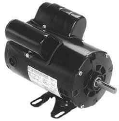 Marathon Electric - 7-1/2 Max hp, 3,470 Max RPM, Electric AC DC Motor - 208-230 V Input, Single Phase, 213T Frame, 1.38" Shaft Diam - Eagle Tool & Supply