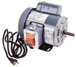 Marathon Electric - 2 Max hp, 3,450 Max RPM, Electric AC DC Motor - 115/230 V Input, Single Phase, 56H Frame, 0.62" Shaft Diam - Eagle Tool & Supply