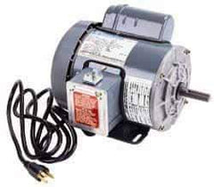 Marathon Electric - 3/4 Max hp, 1,725 Max RPM, Electric AC DC Motor - 115/208-230 V Input, Single Phase, 56 Frame, 0.62" Shaft Diam - Eagle Tool & Supply