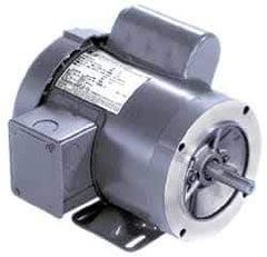 Marathon Electric - 3/4 Max hp, 1,140 Max RPM, Electric AC DC Motor - 115/208-230 V Input, Single Phase, 56C Frame, 0.62" Shaft Diam - Eagle Tool & Supply