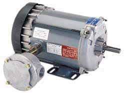 Marathon Electric - 1/3 Max hp, 1,725 Max RPM, Electric AC DC Motor - 115/208-230 V Input, Single Phase, 56 Frame, 0.62" Shaft Diam - Eagle Tool & Supply