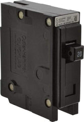 Eaton Cutler-Hammer - 20 Amp, 120/240 VAC, 24 VDC, 48 VDC, 80 VDC, 1 Pole, Plug In Miniature Circuit Breaker - Thermal Magnetic Trip, 14-4 AWG, 2-3/8 Inch Deep x 2-15/16 Inch High x 1 Inch Wide - Eagle Tool & Supply