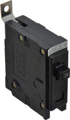 Eaton Cutler-Hammer - 20 Amp, 120/240 VAC, 24 VDC, 48 VDC, 80 VDC, 1 Pole, Bolt On Miniature Circuit Breaker - Thermal Magnetic Trip, 14-4 AWG, 2-3/8 Inch Deep x 2-15/16 Inch High x 1 Inch Wide - Eagle Tool & Supply