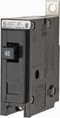 Eaton Cutler-Hammer - 40 Amp, 120/240 VAC, 24 VDC, 48 VDC, 80 VDC, 1 Pole, Bolt On Miniature Circuit Breaker - Thermal Magnetic Trip, 14-4 AWG, 2-3/8 Inch Deep x 2-15/16 Inch High x 1 Inch Wide - Eagle Tool & Supply