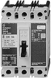 Eaton Cutler-Hammer - 200 Amp, 125 VDC, 240 VAC, 3 Pole, Molded Case Circuit Breaker - Thermal Magnetic Trip, 100 kA at 240 VAC Breaking Capacity, 4-4/0 AWG, 3-3/8 Inch Deep x 6 Inch High x 4-1/8 Inch Wide - Eagle Tool & Supply