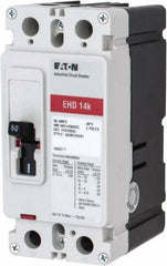 Eaton Cutler-Hammer - 50 Amp, 250 VDC, 480 VAC, 2 Pole, Molded Case Circuit Breaker - Thermal Magnetic Trip, Multiple Breaking Capacity Ratings, 14-1/0 AWG, 3-3/8 Inch Deep x 6 Inch High x 2-3/4 Inch Wide - Eagle Tool & Supply
