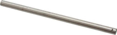 Eclipse - 6" Long x 19/64" Diam, Alnico Round Bar Magnet - Notched, 1,022°Fahrenheit Max Operating Temp - Eagle Tool & Supply