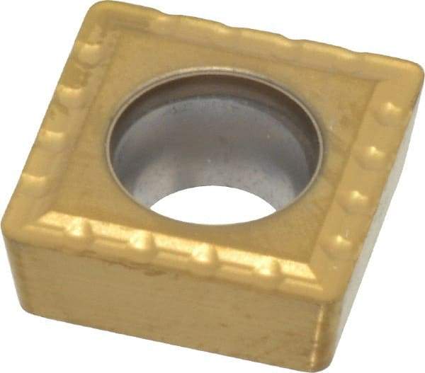 Seco - SCGX120408 P1 Grade T250D Carbide Indexable Drill Insert - TiAlN/TiN Finish, 1/2" Inscribed Circle - Eagle Tool & Supply