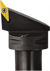 Seco - Left Hand Cut, Size C4, VB/C.. 1604.. Insert Compatiblity, External Modular Turning & Profiling Cutting Unit Head - 27mm Ctr to Cutting Edge, 50mm Head Length, Series Seco-Capto - Eagle Tool & Supply