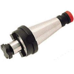 Iscar - 10mm Hole Diam, HSK100A Taper Shank Shrink Fit Tool Holder & Adapter - 90mm Projection, 24mm Nose Diam, 42mm Clamping Depth, 20,000 RPM, Through Coolant - Exact Industrial Supply